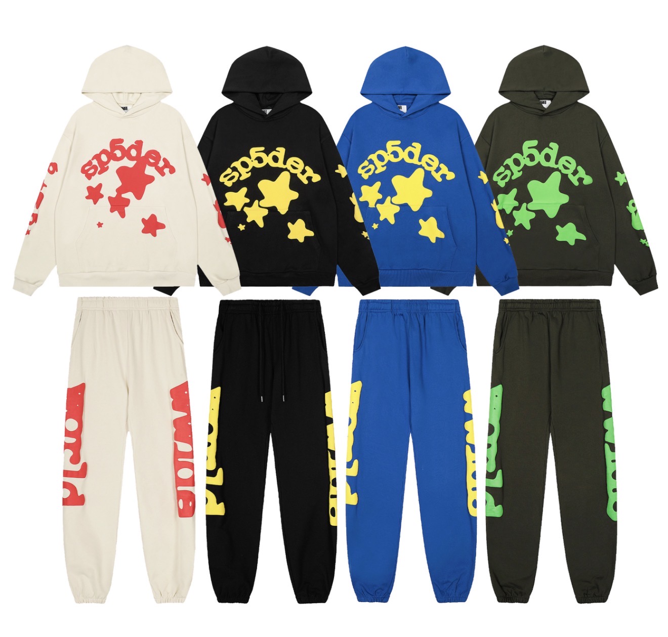 Sp5der Jogger Sets